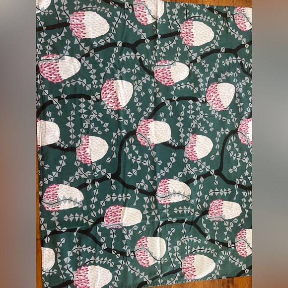 Finlayson Tablecloth with Thistle Design in Teal Multicolor - Picture 11 of 13